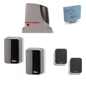 Nice RUN1200KIT HS 24Vdc high speed sliding kit for gate up to 1200Kg - DISCONTINUED