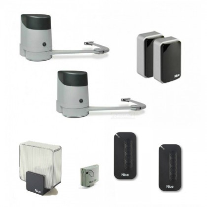 Nice HoppKit1 24Vdc articulated arm kit for swing gates up to 2.4m