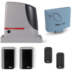 Nice RUN400KIT HS 24Vdc high speed sliding kit for gate up to 400Kg Nice RUN400KIT HS 24Vdc high speed sliding kit for gate up to 400Kg